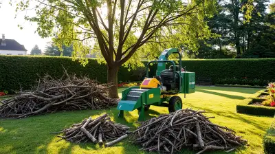 Häcksler für große Äste