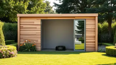 Mähroboter Garage bauen