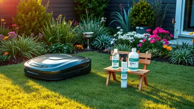 Klingenreinigung für Gartenmaschinen