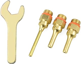 Heißklebepistolen-Schraubenschlüssel-Set, 38 mm Kupfer-Klebepistole, Düsenspitze (3 Größen) …