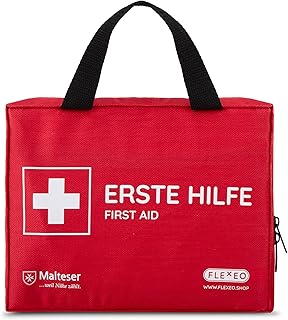 Erste Hilfe Set gefüllt mit Sofort-Kältekompressen, Rettungsdecke und Pflastersortiment/Erste H…