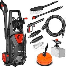 LEHMANN Hudson Hochdruckreiniger mit Aluminiumpumpe, 1800 W, max. 220 bar Druck, 450 l/h Förderm…