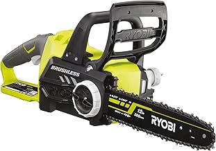 RYOBI 18 V ONE+ Brushless Akku-Kettensäge OCS1830, Schwertlänge 30 cm, bürstenloser Motor, wer…