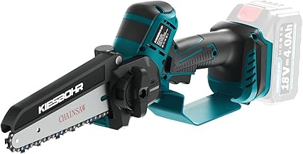 15cm Akku Astsäge CSE002, Kompatibel mit Makita 18V Akku, bürstenlose Mini Akku Kettensäge, Au…