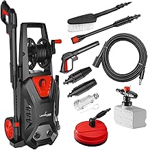 LEHMANN Hudson Hochdruckreiniger mit Aluminiumpumpe, 1800 W, max. 220 bar Druck, 450 l/h Förderm…