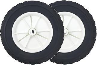 2 x Ø200mm Ersatz Räder Gummi Laufrad Rasenmäherrad Wagen Luftkompressor Rasentraktor Ersatz R…
