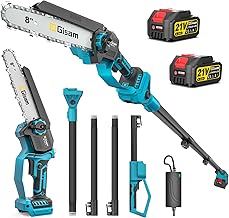 2-In-1 KettensäGe Und Hochentaster Akku FüR Makita 18v, Mit 2×4.0ah Akku, VerläNgerungsstange…