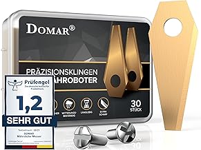 Domar Mähroboter Messer passend für Bosch Indego Messer inkl. Schrauben I Verbesserte Mährobot…