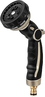 RESTMO Garten Wasserspritze Heavy Duty, Robuste Metall Gartenbrause zum Reinigen und Bewässern, …