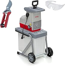 IKRA Elektro Gartenhäcksler Walzenhäcksler ILH 3000 A, starke 3.000W, inkl. Gartenschere & Schu…