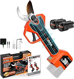 Kebtek Professionelle Akku Astschere 2025 NEU, 16.8V 30mm Elektrische Gartenschere 2x2500mAh Batt…