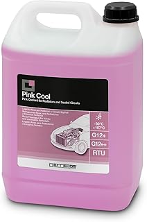ERRECOM Pink Cool, Rosa Kühlerflüssigkeit -30°C/+107°C, G12+ G12++ Frostschutzmittel mit SI-O…