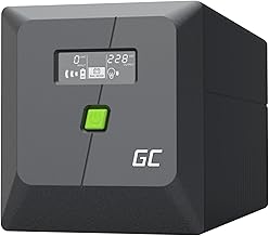 Greencell UPS 1000VA 700W PowerProof mit LCD-Display – USV mit Reiner Sinuswelle, zuverlässige…