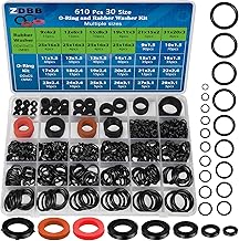 7 Größe Wasserschlauch Dichtung und 20 Größe O-Ring-Sortiment Kit 610 Stück Nitril Unterlegs…