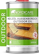Nordicare Holzöl Außenbereich [1L] für Lärche, Eiche, Teak oder Akazienholz I Holz Öl Außen…