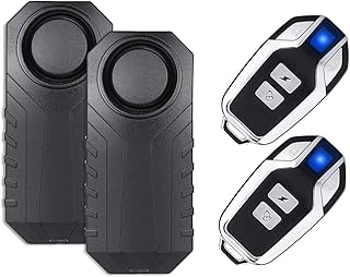 Lancoon Verbesserter Fahrrad Alarm 2 Packungen, 110dB Diebstahlsicherung Sensor Wasserdicht Für …