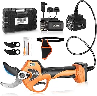 8605PRO Akku Astschere, 40mm Professionelle Elektrische Gartenschere, 1050W 2x21V 4A Akku Baumschere