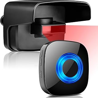 PHYSEN Funk Ladentür Durchgangsmelder Katzenklingel mit Bewegungsmelder alarmanlage,lichtschrank…