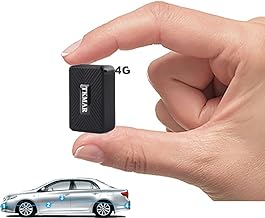 TKMARS Mini GPS Tracker 4G GPS Tracker Auto mit Kostenloser App, Echtzeit-Verfolgung, Kein Abonne…