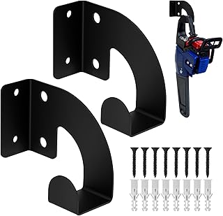 aleawol 2 Stück Kettensägen Aufhänger Robuste Kettensägenaufhänger Wandmontierter Kettensäg…