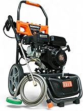 Benzin Hochdruckreiniger 207 bar | 12 m Hochdruckschlauch | 7PS Flächenreiniger mit Messing Pump…