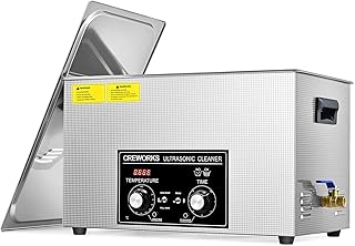 CREWORKS Ultraschallreinigungsgerät Edelstahl 30L Ultraschallreiniger 600W mit Heizung Timer Deg…