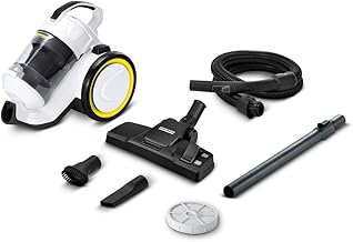 Karcher Staubsauger VC 3 (beutellos, transparenter und auswaschbarer Schmutzbehälter, Komfortaus…