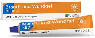 Brand und Wundgel Medice 50 g bei Verbrennungen, Sonnenbrand, Insektenstichen & Schürfwunden – f…