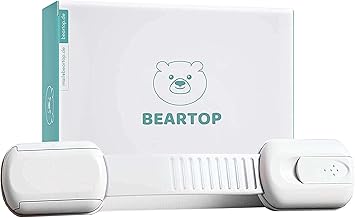 Beartop Kindersicherungsset – Baby Sicherung ohne Bohren – Schrankschloss, Fenstersicherung, Tür…