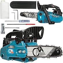 CATA Benzin-Kettensäge mit Verbrennungsmotor | 900 W | 25,4 cc | Nutzschnitt 20 cm | Kette 3/8 Z…