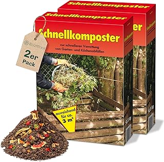 Blumixx Schnellkomposter 5 kg | Kompostbeschleuniger als Granulat | Beschleunigung des Kompostier…