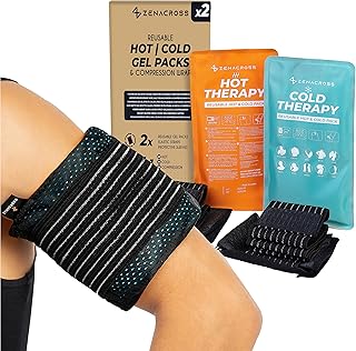 Set 2 Kühlpads Kalt Warm Kompressen – Kühlpacks für Prellungen, chronischen Muskelschmerzen, M…