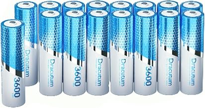 1.5V wiederaufladbare AA Lithium Akkus 16 Stück, 3600mWh Lithium wiederaufladbare langlebige Dop…
