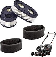 2 Stück Luftfilter Rasenmäher,Luftfilter für Briggs Stratton,Rasenmäher Filter,Rasenmäherfil…