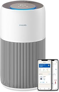 Philips Luftreiniger 2200 Series, HEPA NanoProtect + Aktivkohlefilter, CADR 400m?/h für 104m², …
