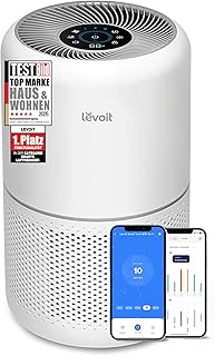 Levoit Luftreiniger mit HEPA Luftfilter gegen 99,97 Prozent Schimmel Staub Pollen Tierhaare, Luft…