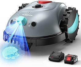 YARDCARE V100 Mähroboter ohne Begrenzungskabel Rasenroboter mit Kamera, Hindernisvermeidung, Vis…