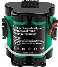 3,0Ah 18V Lithium Ersatzakku Kompatibel mit Gardena Mähroboter R38Li R40Li R45Li R50Li R70Li R75…
