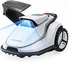 TerraMow V600 Mähroboter ohne Begrenzungskabel mit Garage, Tri-AI Vision-Technologie ohne Kabel-…