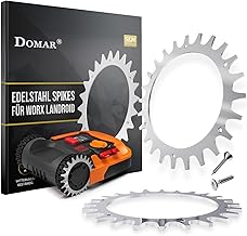 DOMAR WORX LANDROID SPIKES AUS EDELSTAHL – Worx Spikes Räder für bessere Traktion – Landroi…