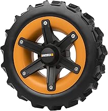 WORX WA0953 Landroid Räder All-Terrain – Für weichen Untergrund und feuchten Rasen – passend zu…