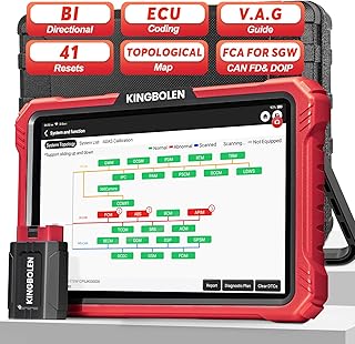 KINGBOLEN K10 PRO Obd2 Diagnosegerät,Bi-Direktionale OE-Level Alle Systeme OBD2 Diagnosegerät A…