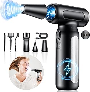 Elektrische Staubgebläse Druckluftspray für PC Reinigungsset, 200000 U/min Compressed Air, 3-Ga…