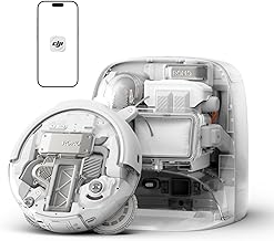 DJI ROMO P Saugroboter mit Wischfunktion, 25.000 Pa Saugkraft, Hinderniserkennung auf Drohnen-Niv…