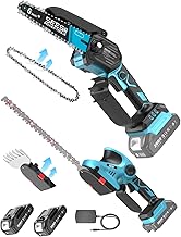 SEESII 3-in-1 Akku Kettensäge, Heckenschere & Grasschere Set – 600W Mini-Kettensäge mit 2×20…