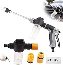 Hochdruckpistole für Gartenschlaauch,2026 Neu Power Jet Hochdruckpistole Einstellbarer Wasserdur…