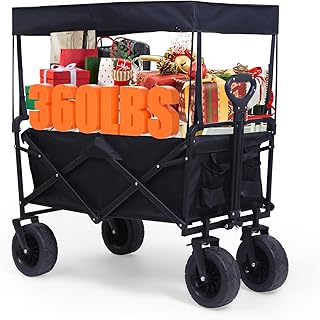 Nice C Zusammenklappbarer Klappwagen, Outdoor-Nutzwagen, Gartenwagen, strapazierfähig für 200 k…