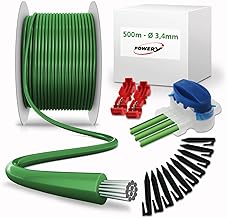 Reparatur-Set mit 500m Begrenzungskabel 3,4mm 600 Haken, 10 Verbinder, 4 Klemmen für Mähroboter