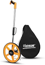 Hoteche Mechanisches Messrad | 0-9999m Zähler | 32cm Reifen | Chromrohr + ABS/TPR Griff