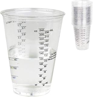 CANOPUS Profi Mischbecher Lack, Lackmischbecher, Farbmischbecher 25 PCs 1/2 Pint 300ml Mischbeche…